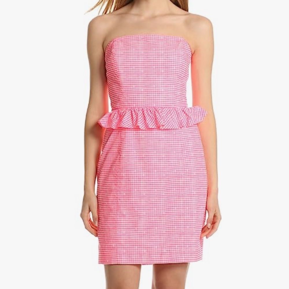 EUC gorgeous Lilly Pulitzer strapless dress